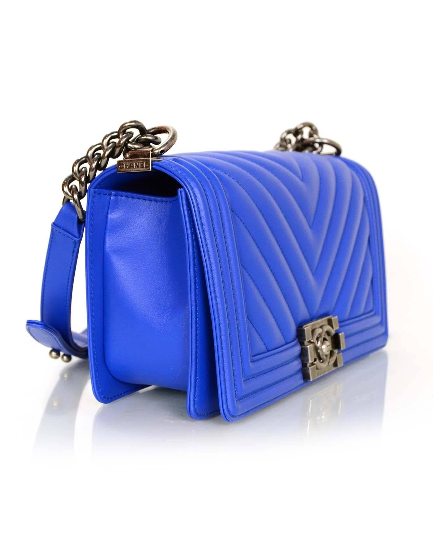 blue boy bag