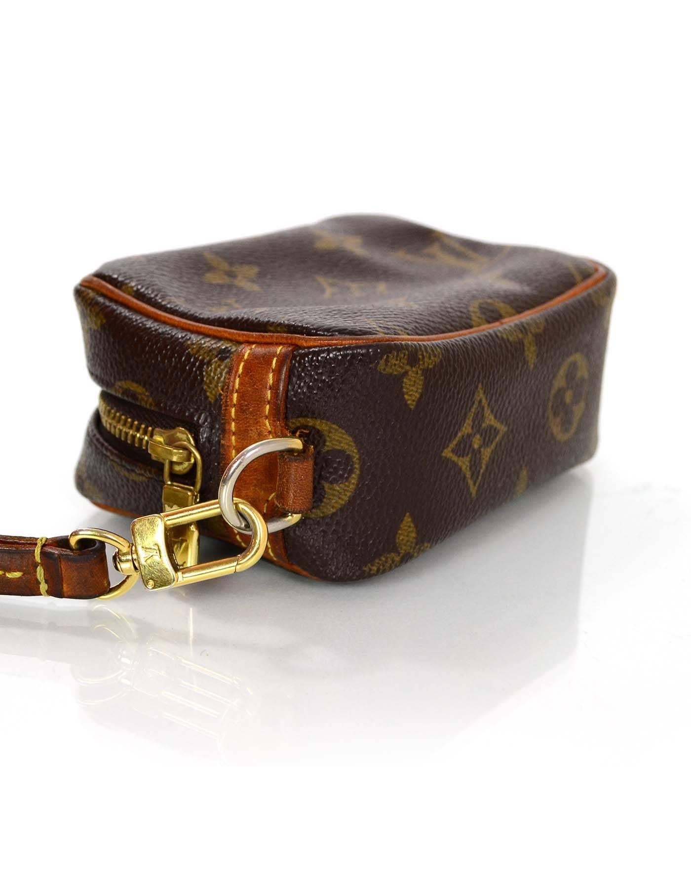 Louis Vuitton Monogram Wapity Zip Around Wristlet Bag 1