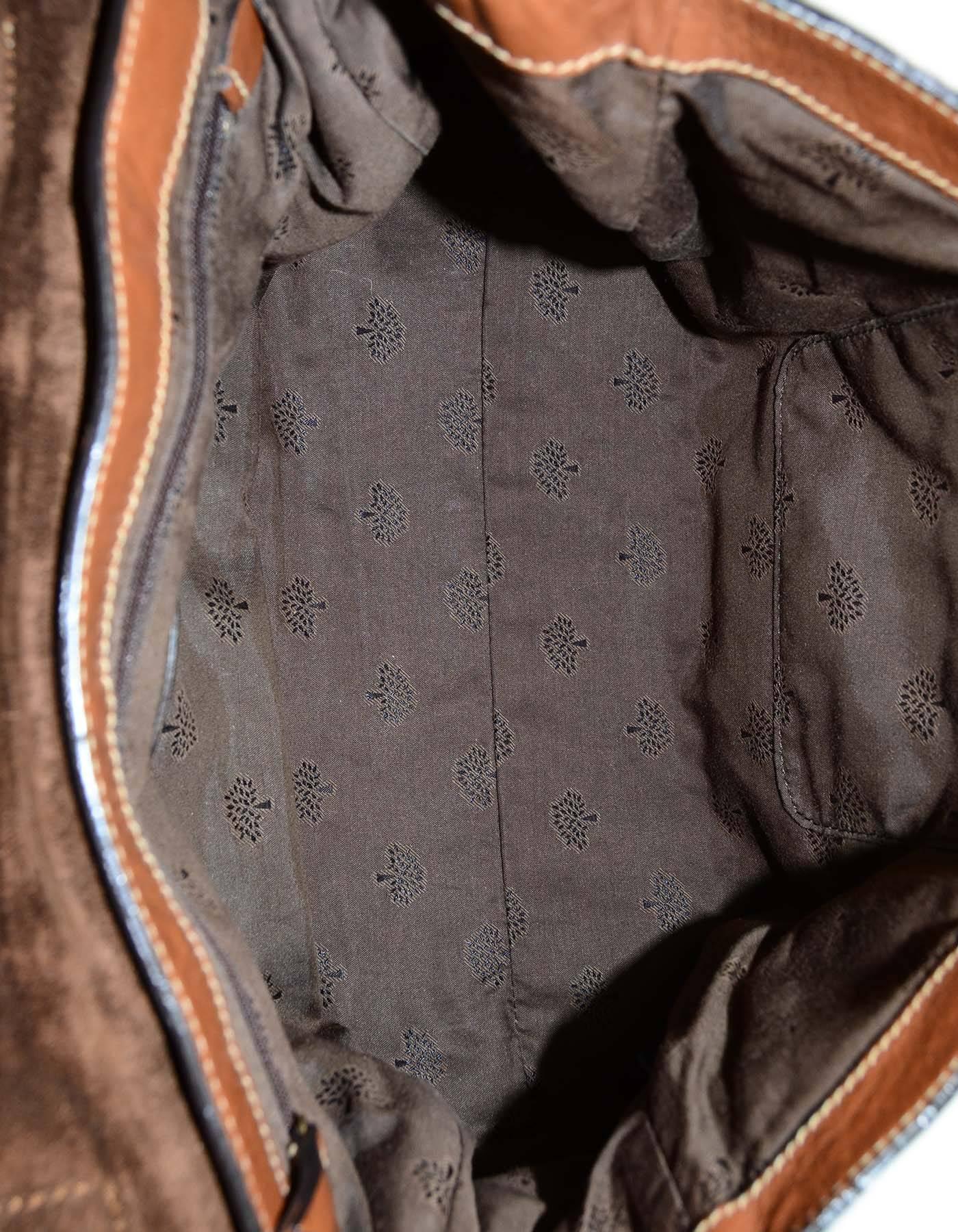 Women's Mulberry Tan Leather Medium Alexa Satchel Bag 