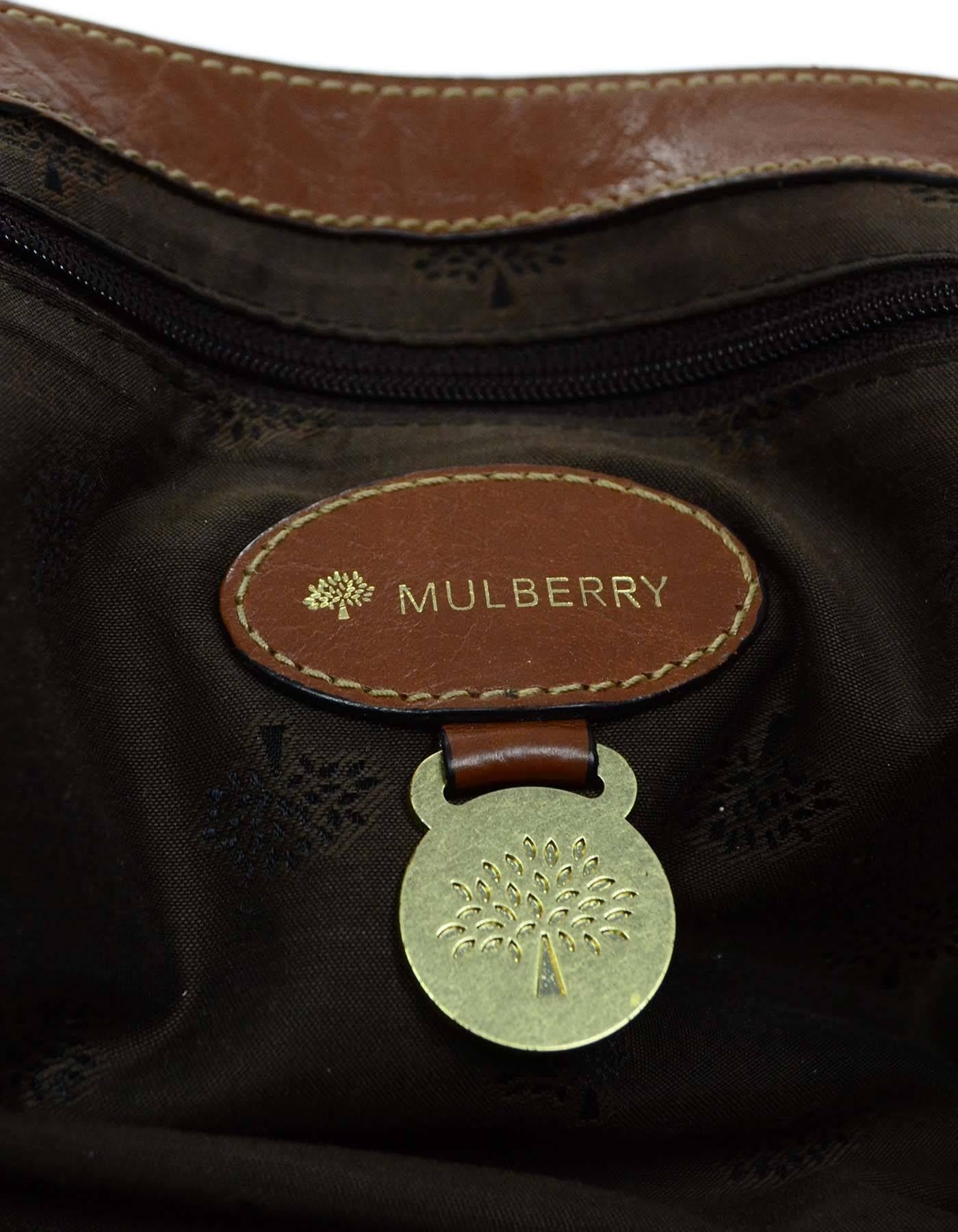 Mulberry Tan Leather Medium Alexa Satchel Bag  2