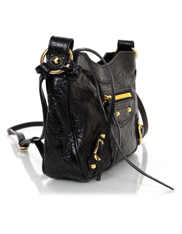 Balenciaga Black Leather Classic Hip Crossbody Bag For Sale 1stDibs | classic hip bag, balenciaga hip black, balenciaga hip crossbody bag