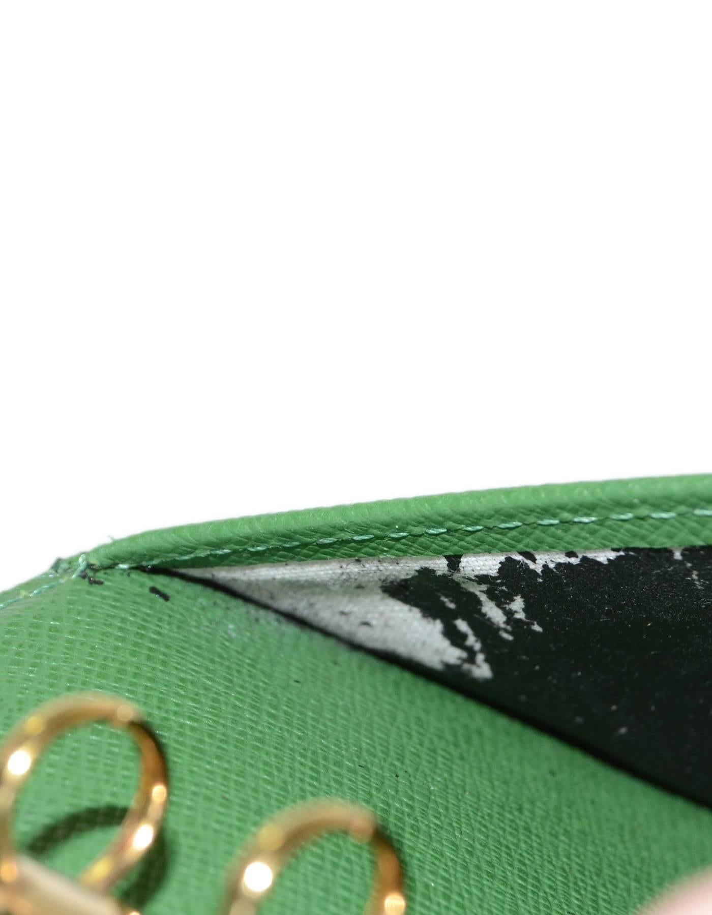 Louis Vuitton Green Epi Leather Agenda 3