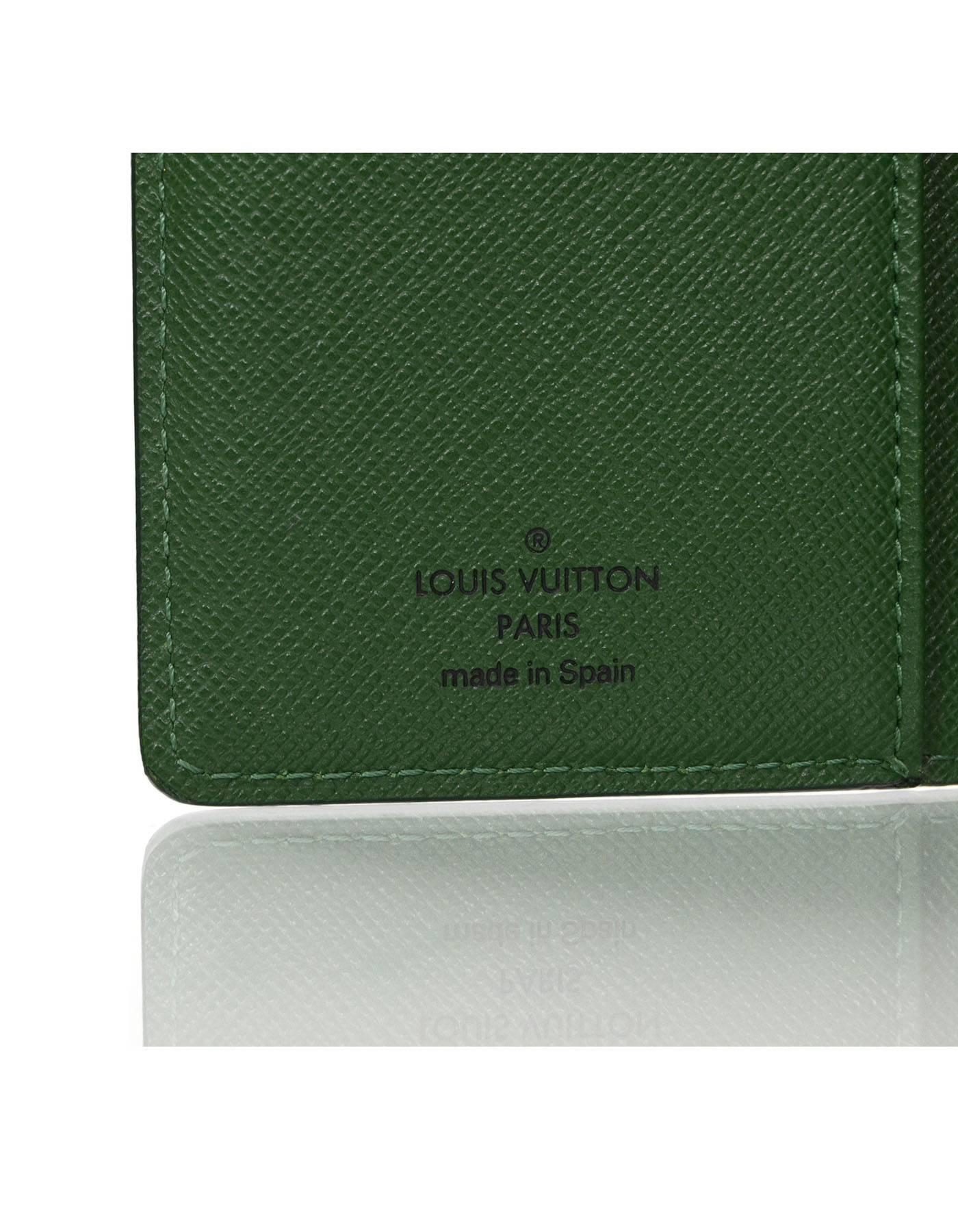 Louis Vuitton Green Epi Leather Agenda 4