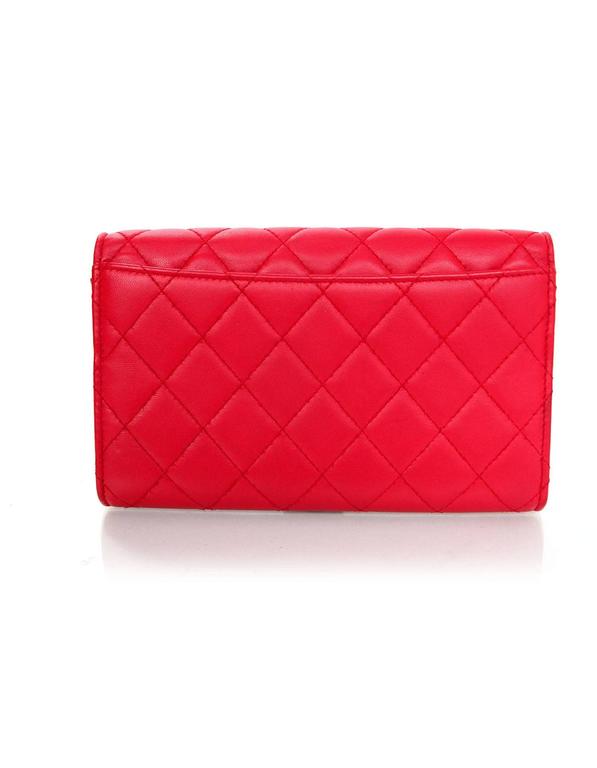 Chanel Lambskin Yen Wallet Red — DESIGNER TAKEAWAY BY QUEEN OF LUXURY  BOUTIQUE