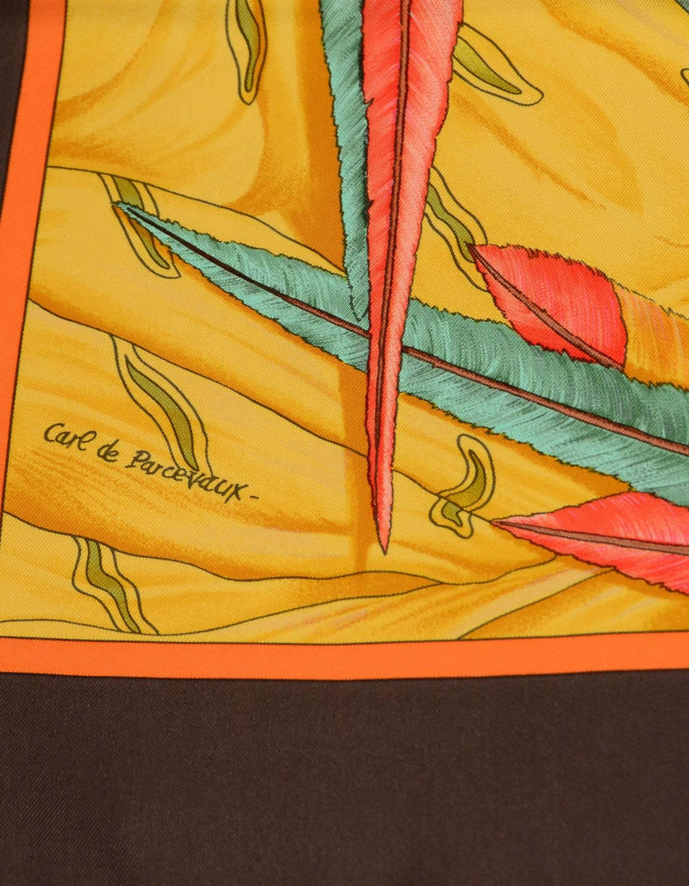 Hermes Columbus 90cm Silk Scarf NEW 1