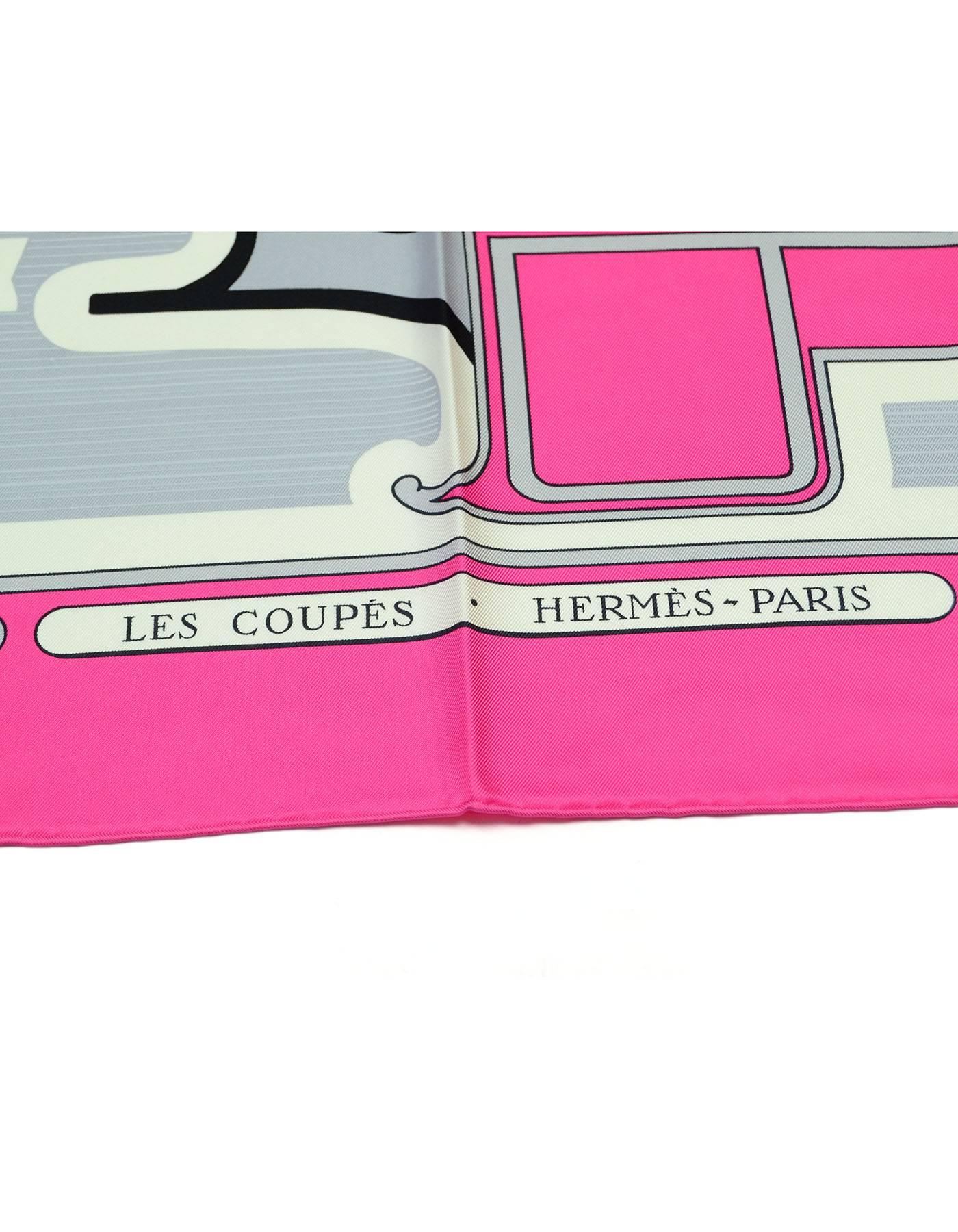 Women's or Men's Hermes Les Coupes 90cm Silk Scarf NEW