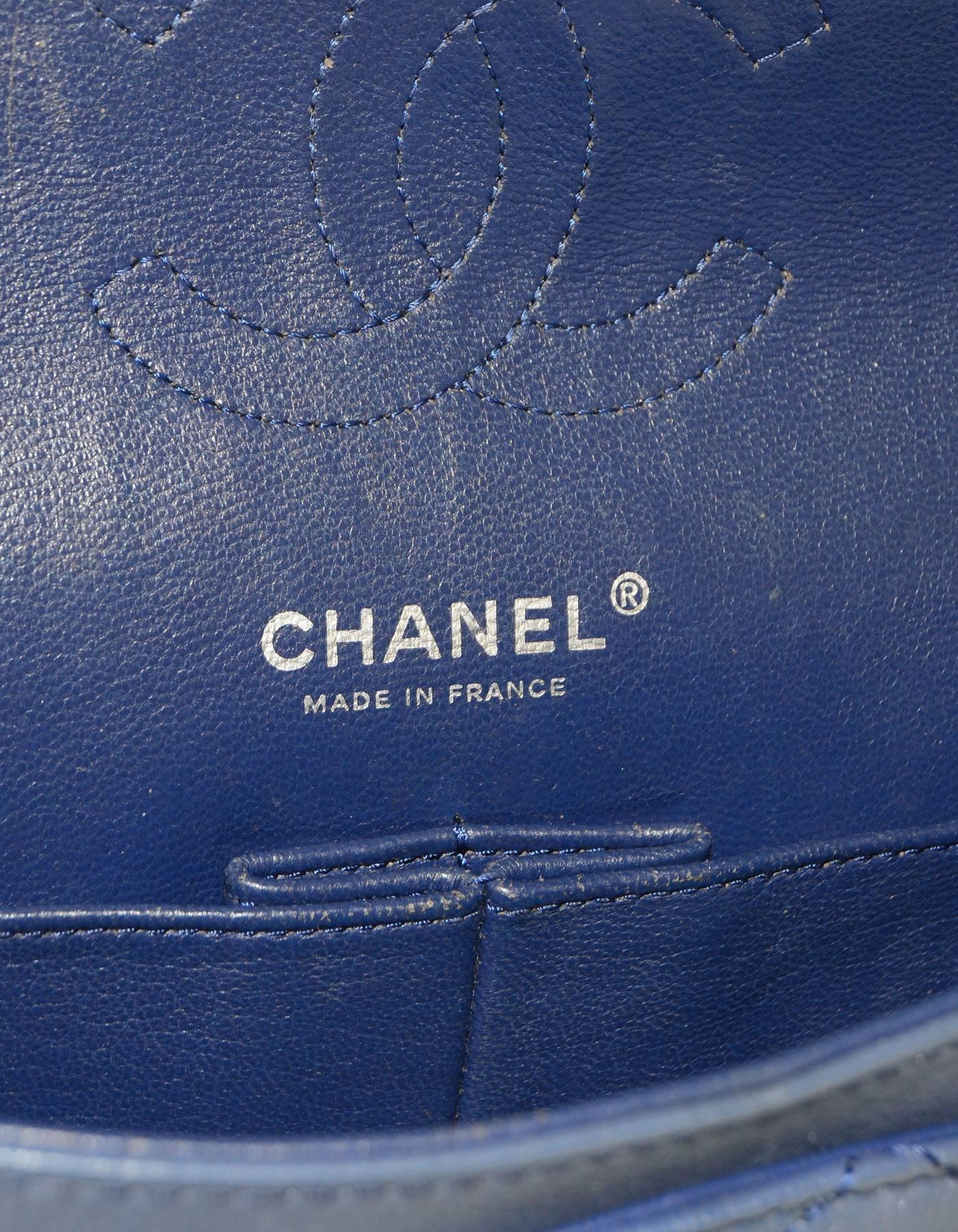 Chanel Blue Caviar Leather 10