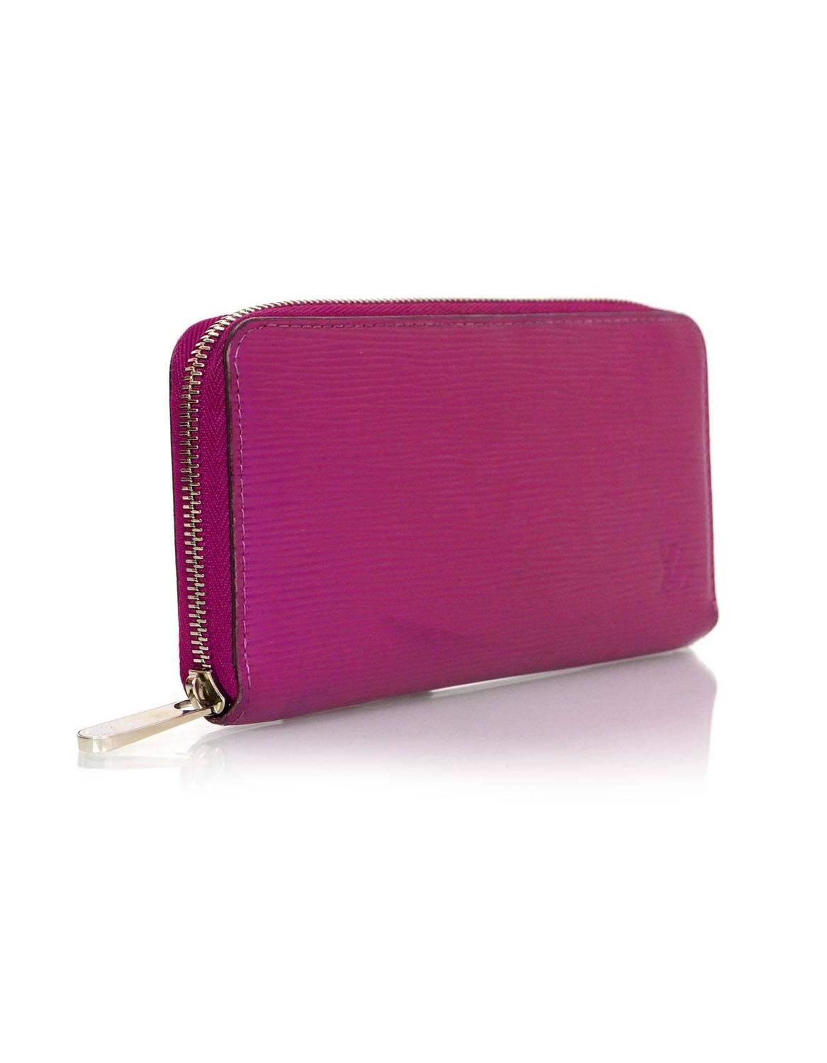 Louis Vuitton Fuchsia Epi Leather Zippy Wallet For Sale at 1stdibs