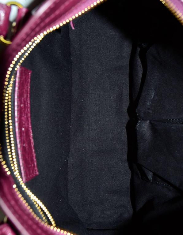 burgundy balenciaga city bag