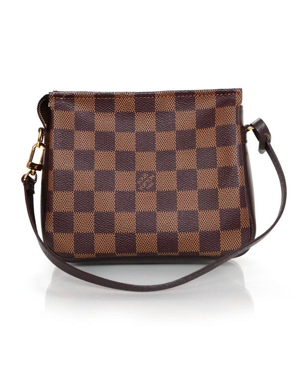 Louis Vuitton Damier Square Trousse Pochette Shoulder Bag For Sale at 1stdibs