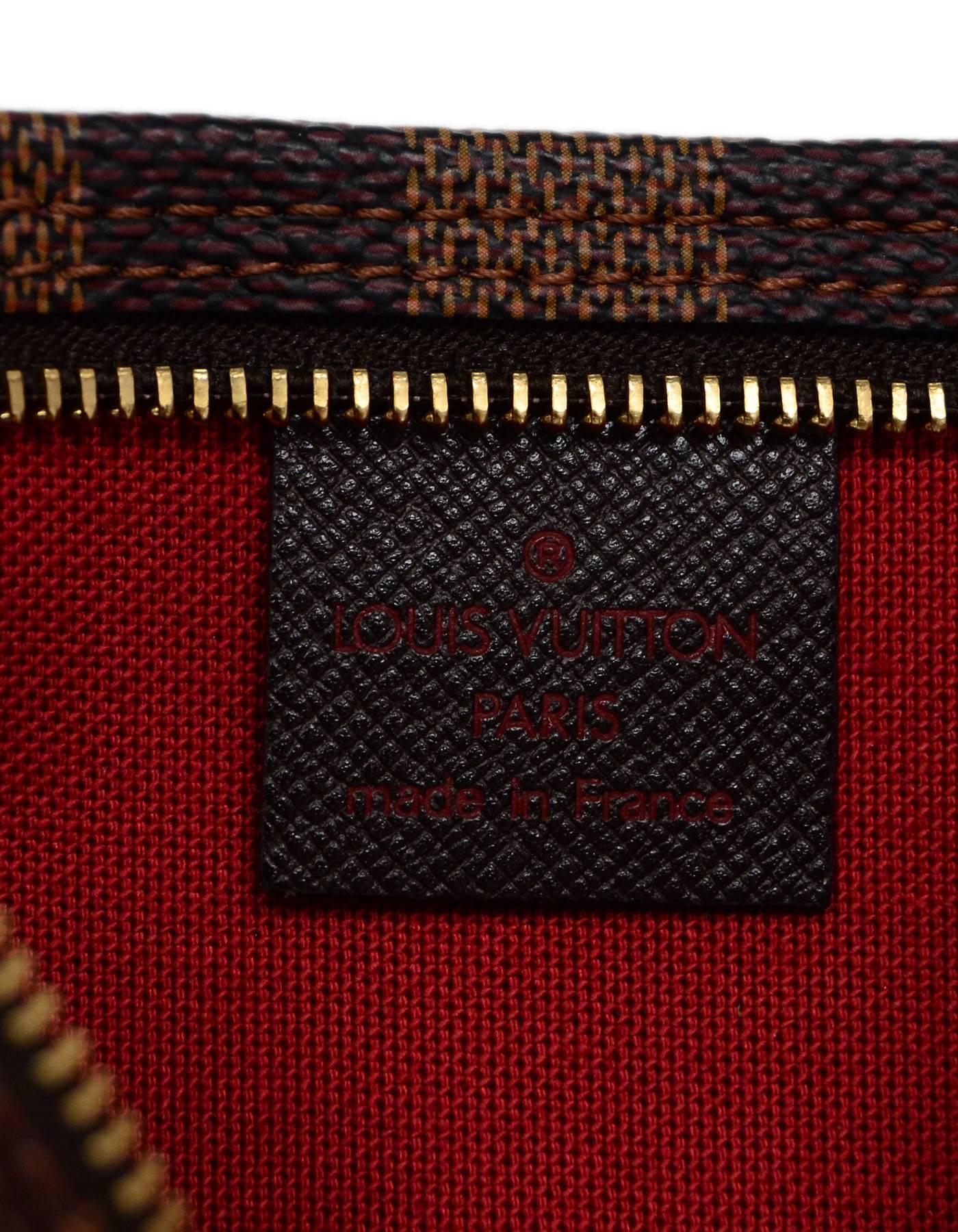 Women's Louis Vuitton Damier Square Trousse Pochette Shoulder Bag