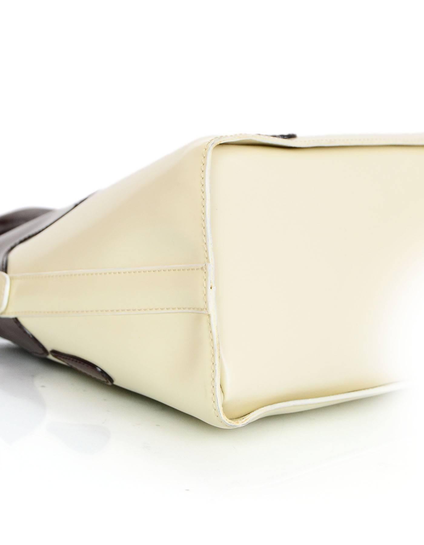 Moschino Vintage Tropfende Schokolade Henkeltasche 1