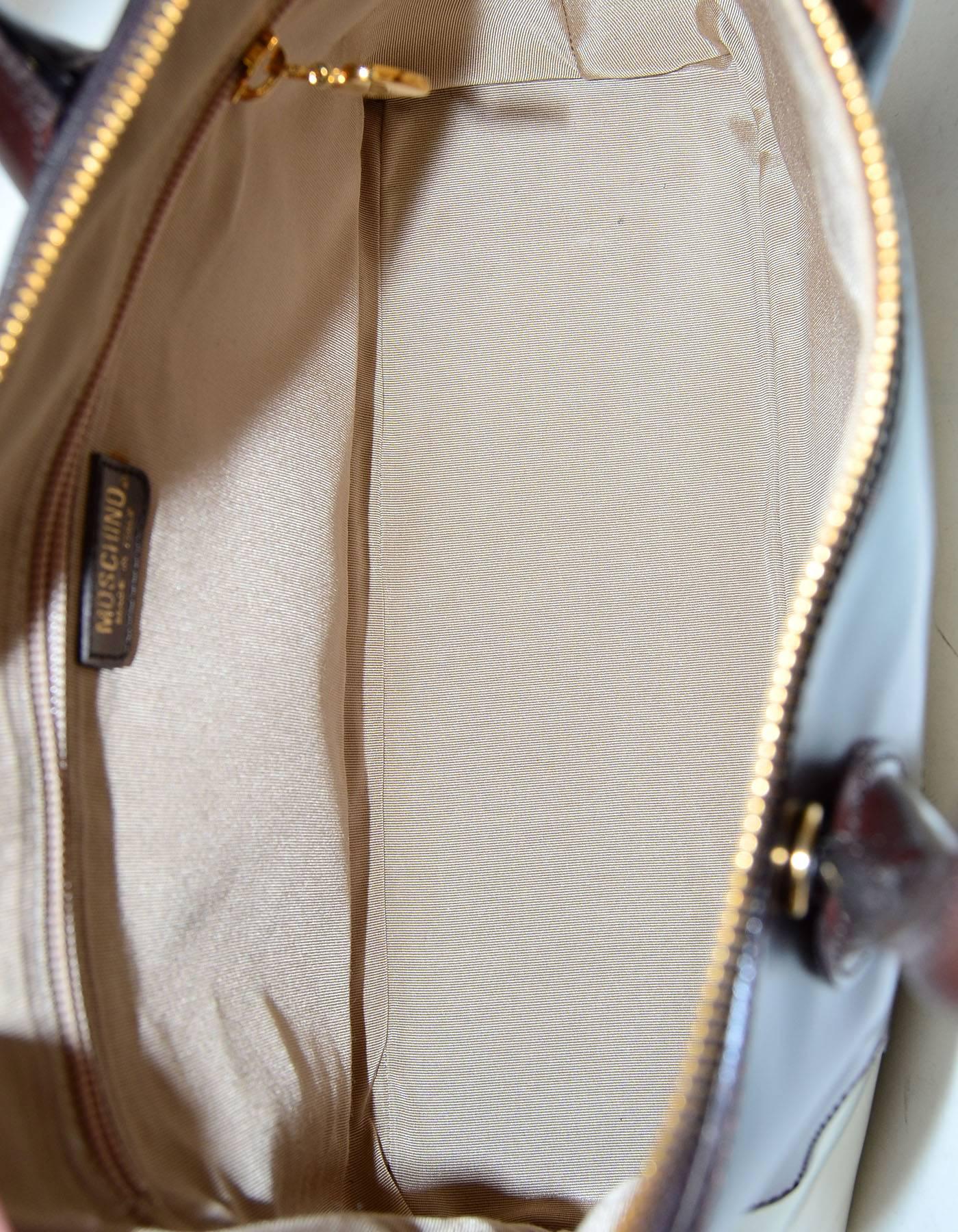 Moschino Vintage Tropfende Schokolade Henkeltasche 2