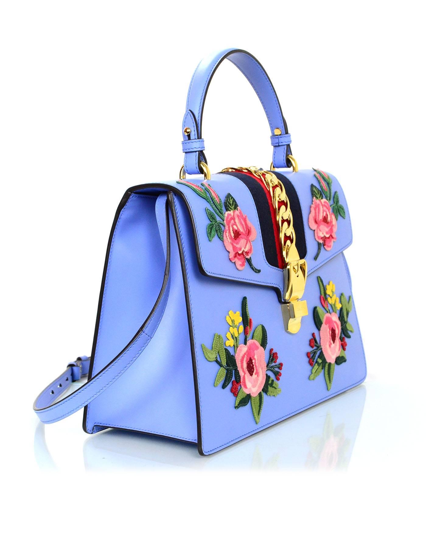 gucci blue handbag