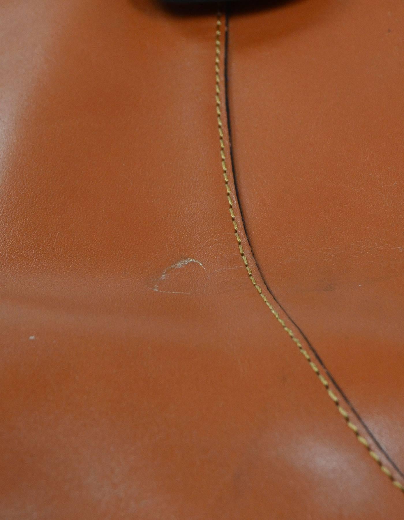 Women's Cole Haan Orange Leather Tote bag