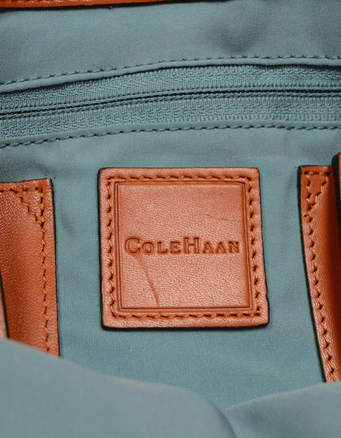 Cole Haan Orange Leather Tote bag 1