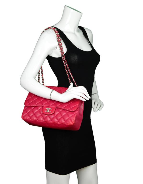 chanel raspberry bag