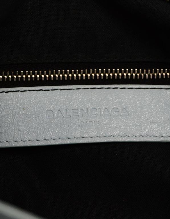 Balenciaga Baby Blue Leather Town Crossbody Messenger Bag For Sale at ...