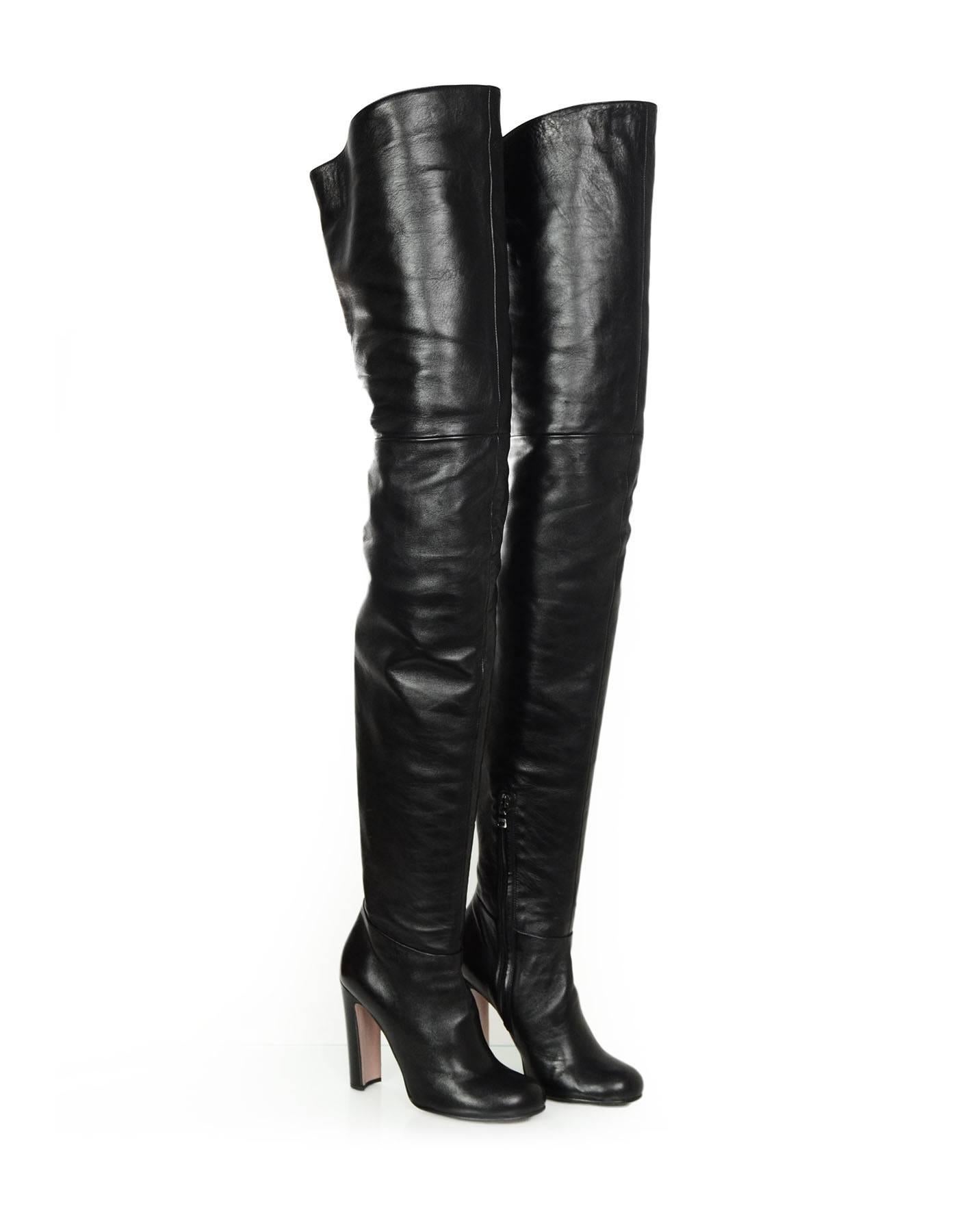 thigh high prada boots