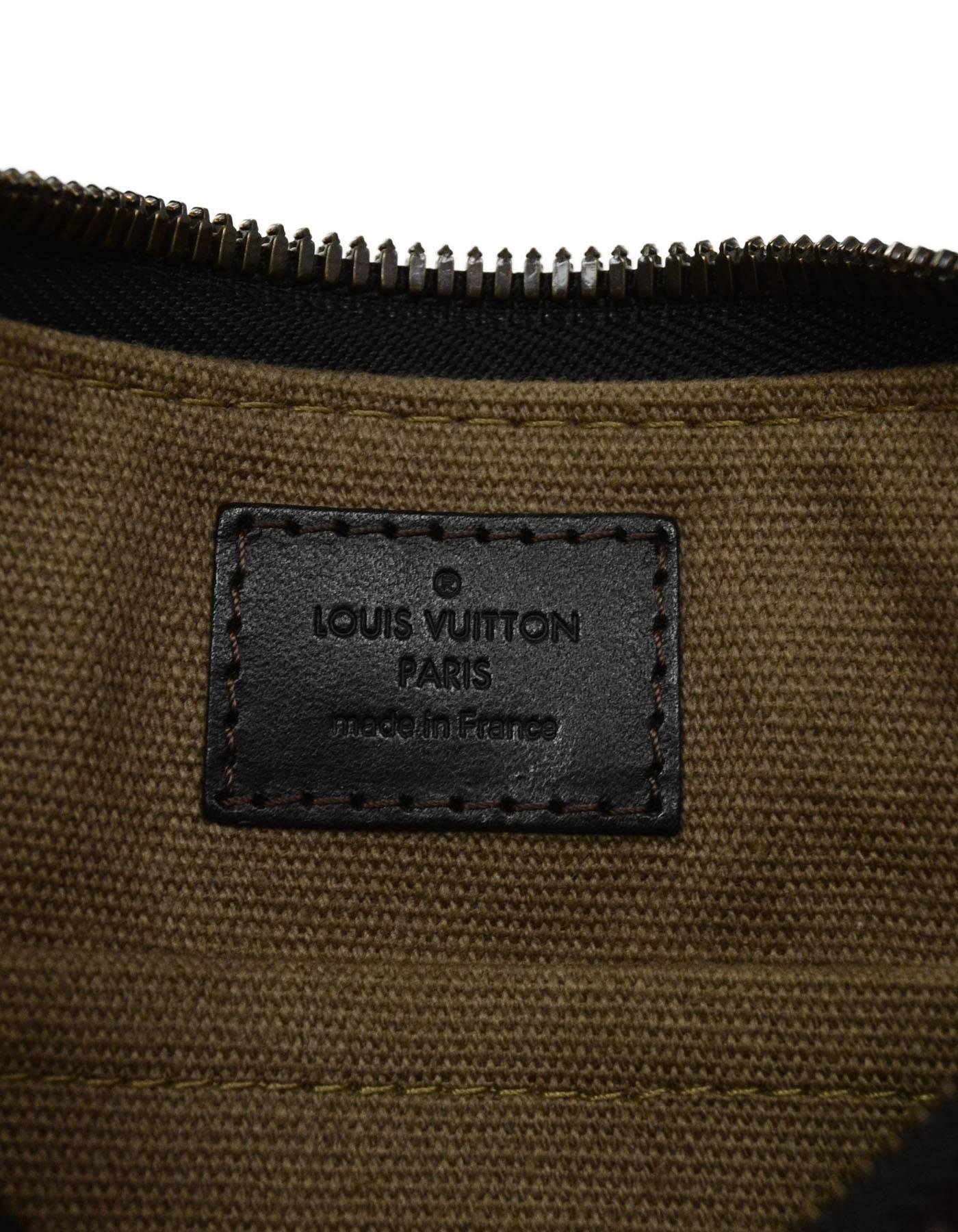 Louis Vuitton Brown Leather Cuir Liege Crossbody Messenger Bag 2