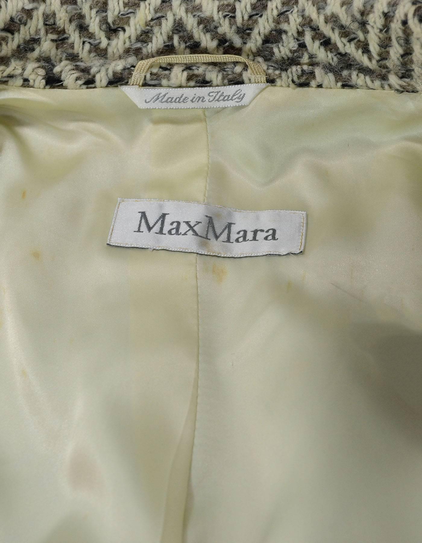 max mara herringbone coat