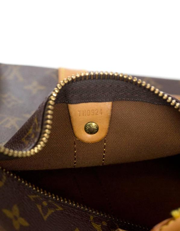 Louis Vuitton Monogram Bandouliere Keepall 50 Duffle Bag For Sale at 1stdibs
