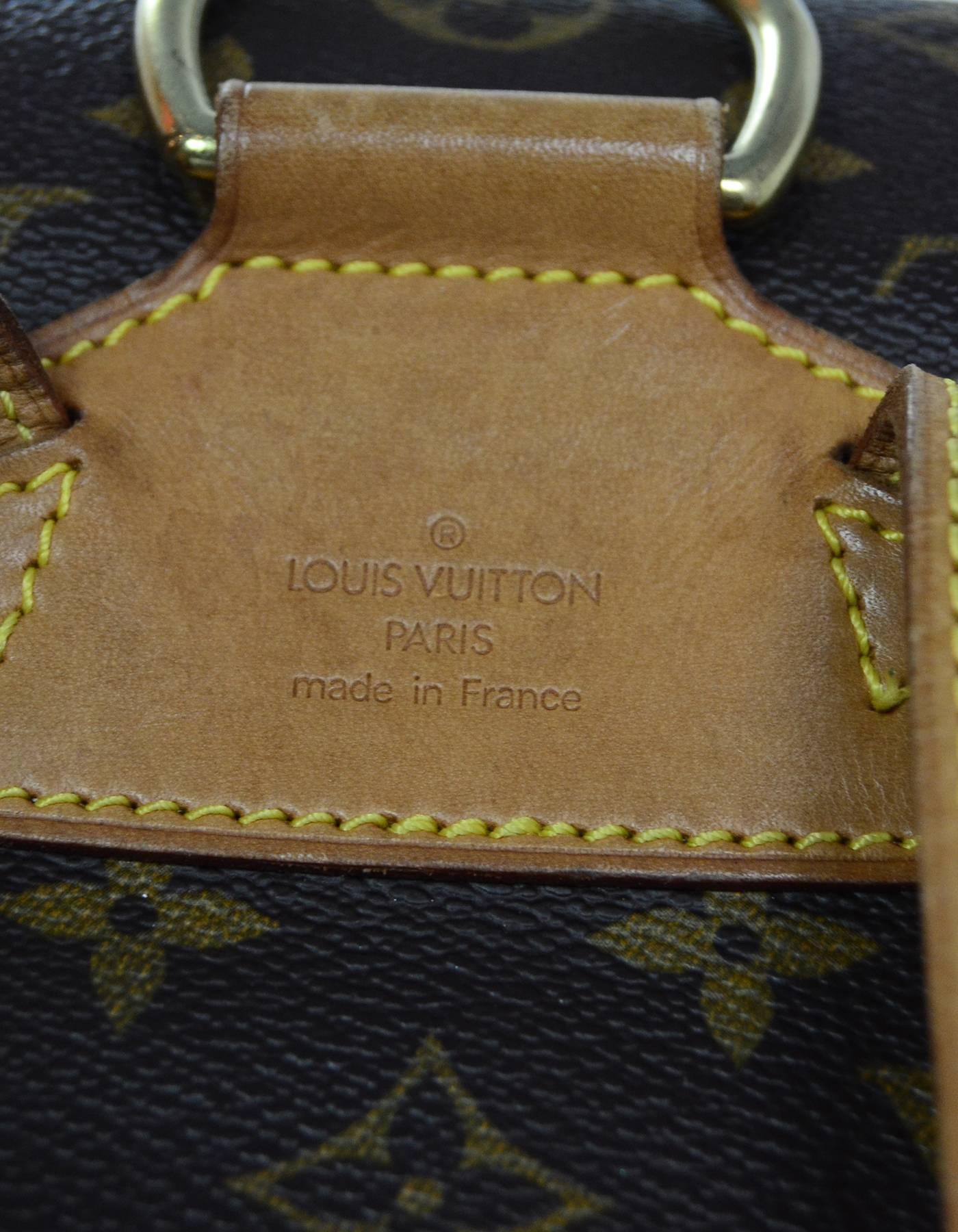 Women's or Men's Louis Vuitton Monogram Montsouris MM Backpack Bag