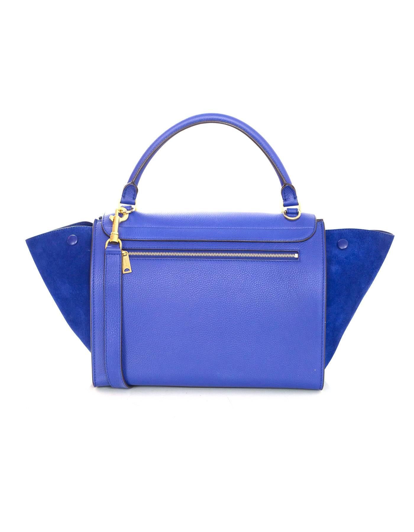 celine trapeze blue