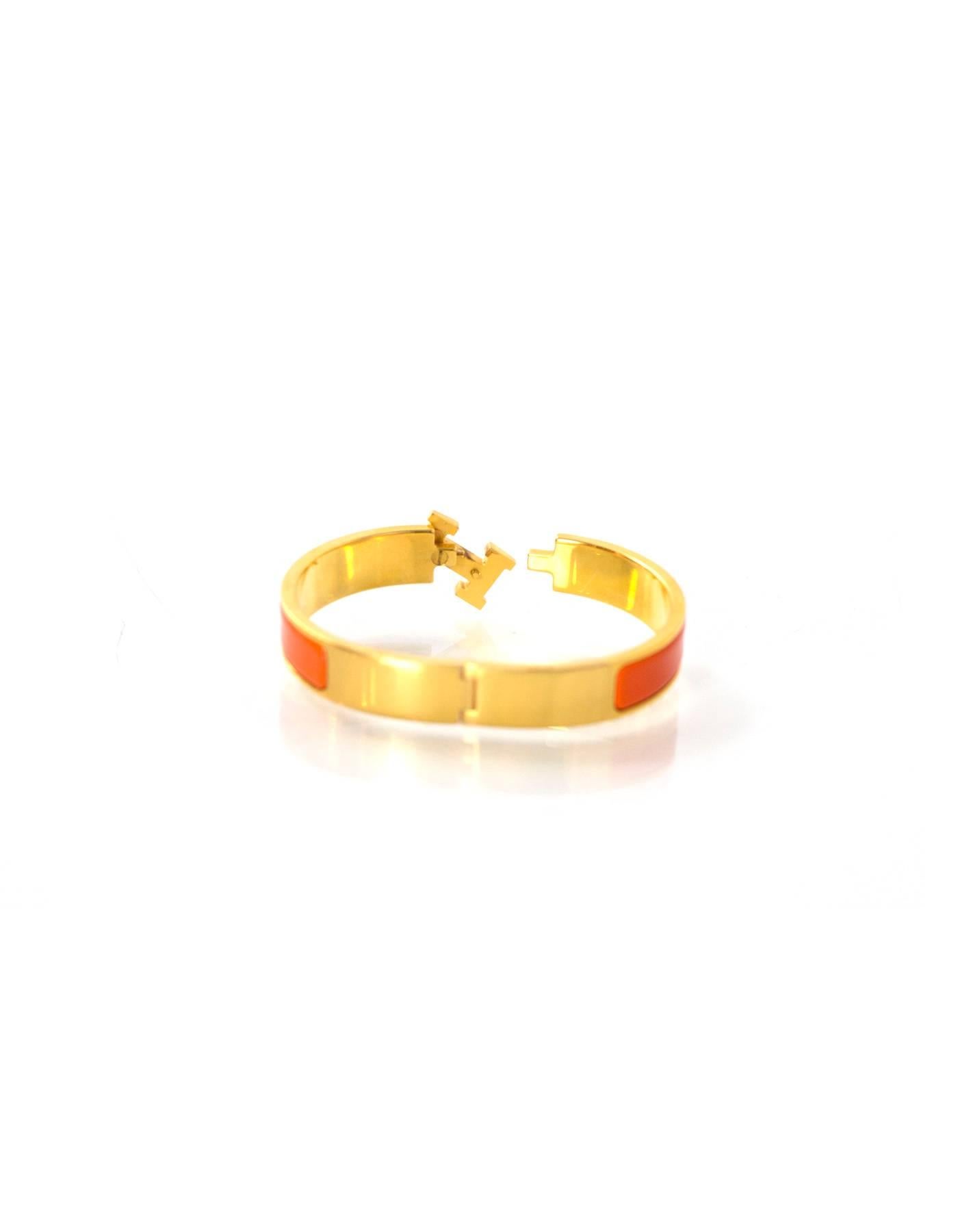 hermes bangle orange