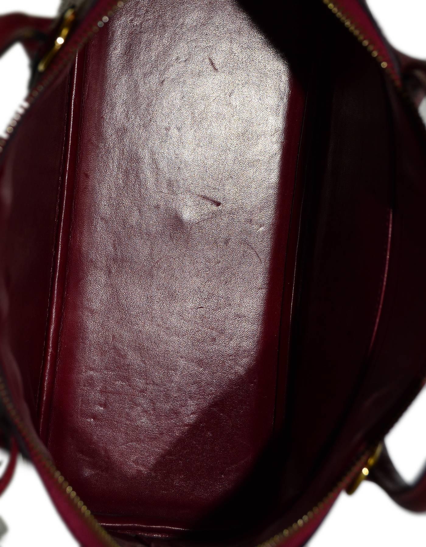 Hermes Rouge H Red Epsom Leather 31cm Bolide Bag w/ Strap 1