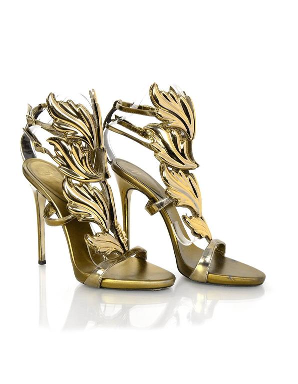 Giuseppe Zanotti x Kanye West Gold Wings Sandals sz IT39 For Sale at ...