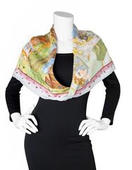 Hermes Rare Collectors Fairytales Silk Scarf 90cm