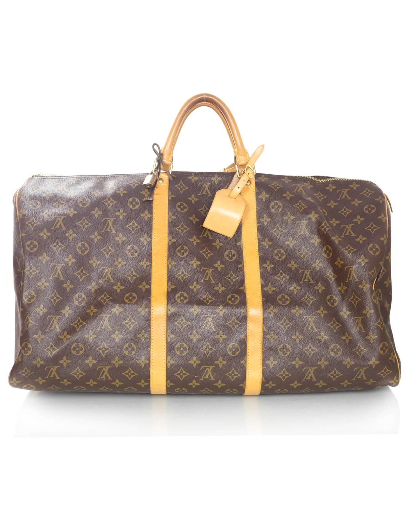 Louis Vuitton Monogram Keepall 60 In Excellent Condition In New York, NY