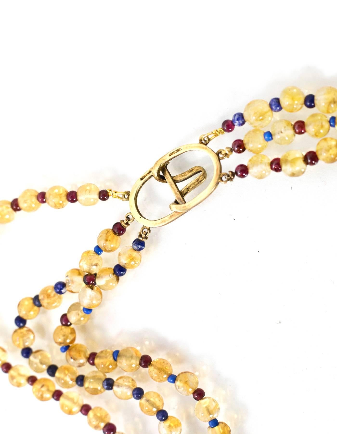 multi colored semi precious stone necklaces