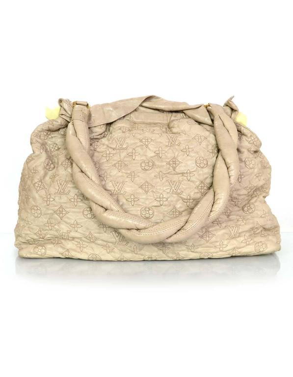 Louis Vuitton Taupe Leather Monogram Olympe Stratus Gm Tote Bag rt. $3, 300  For Sale at 1stDibs