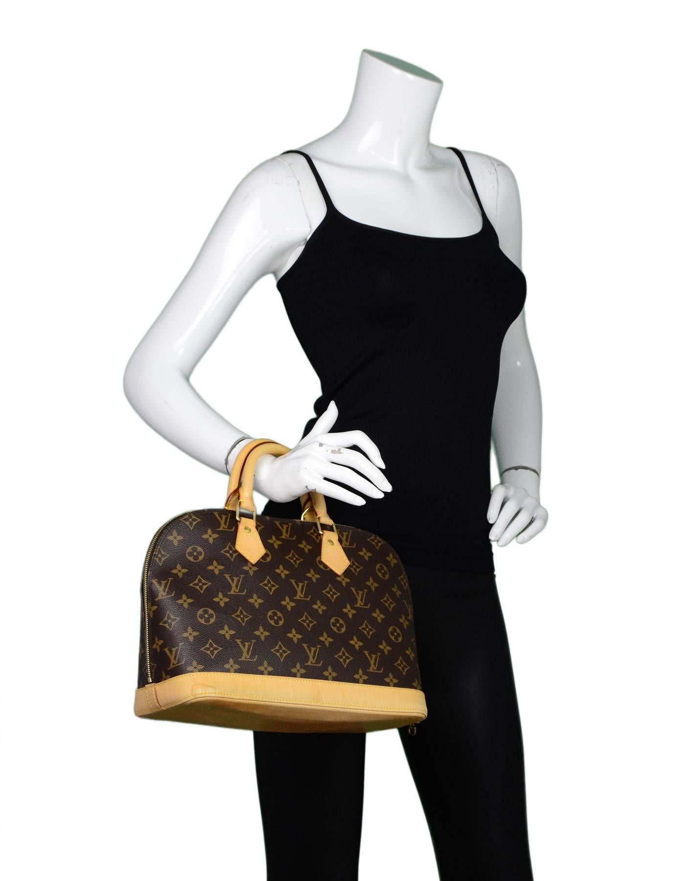 Louis Vuitton Monogram Alma PM Bag 4