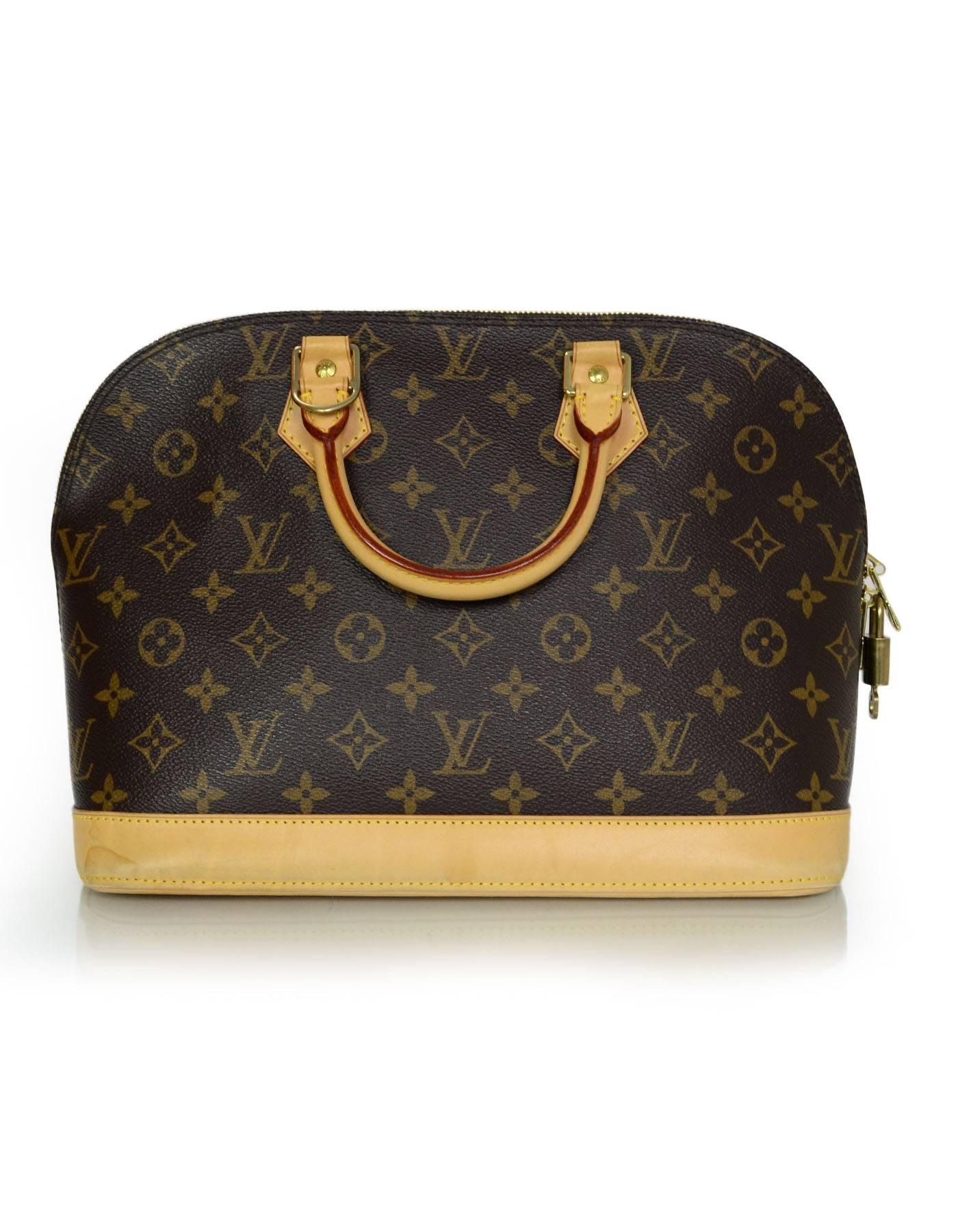Louis Vuitton Monogram Alma PM Bag In Excellent Condition In New York, NY