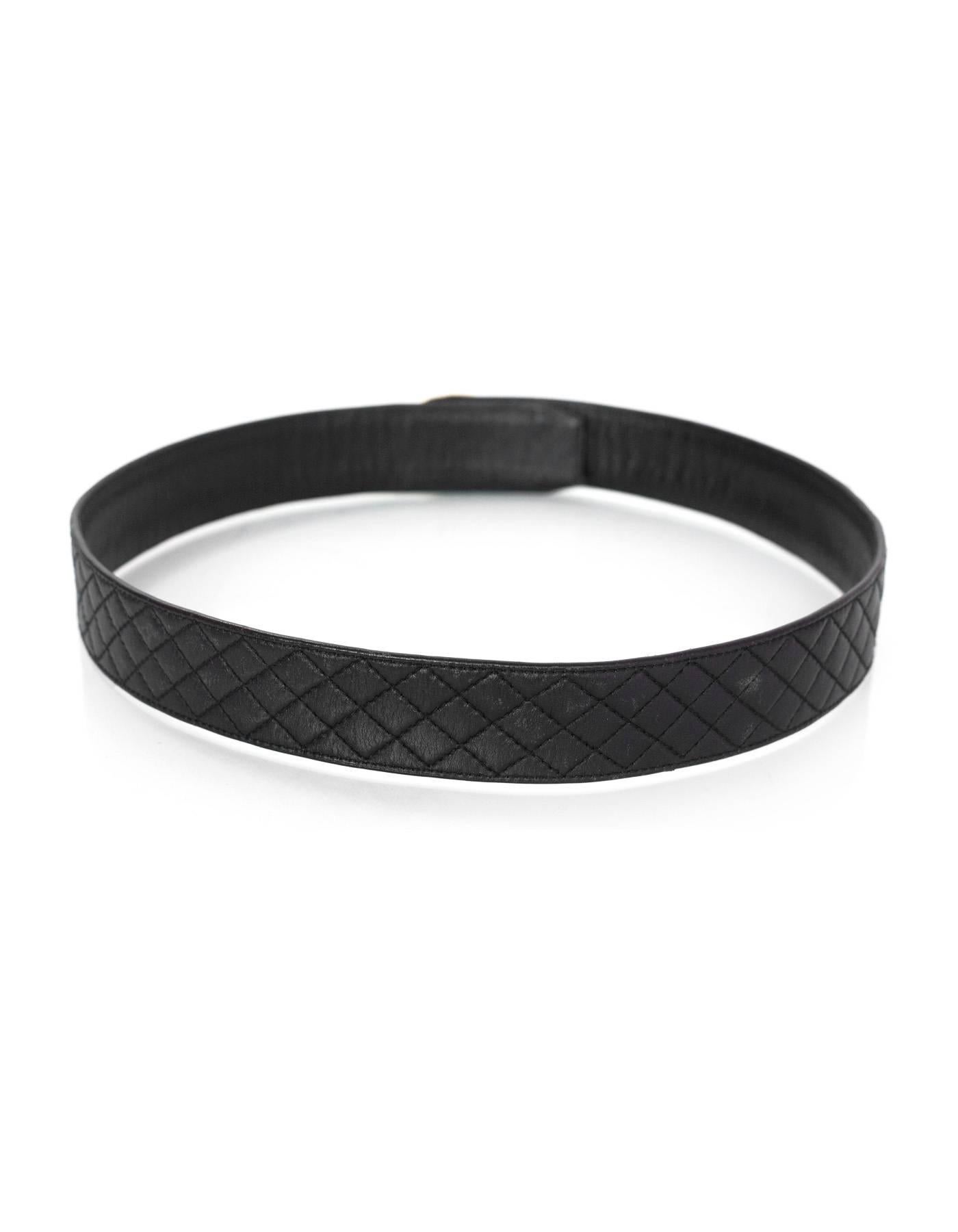 chanel quilted belt