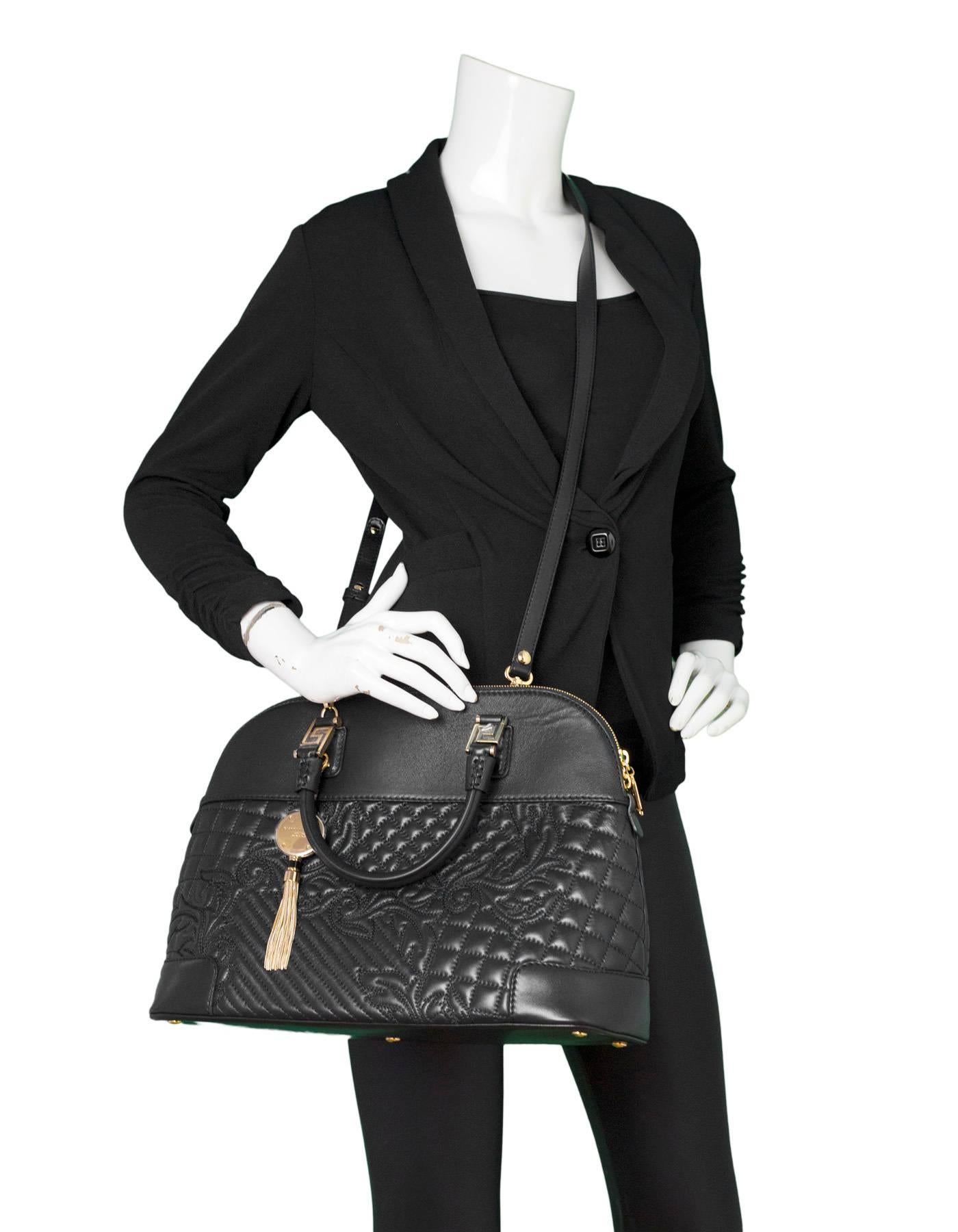 Versace Nappa Athena Barocco Quilted Vanitas Bag rt. $2, 675 1