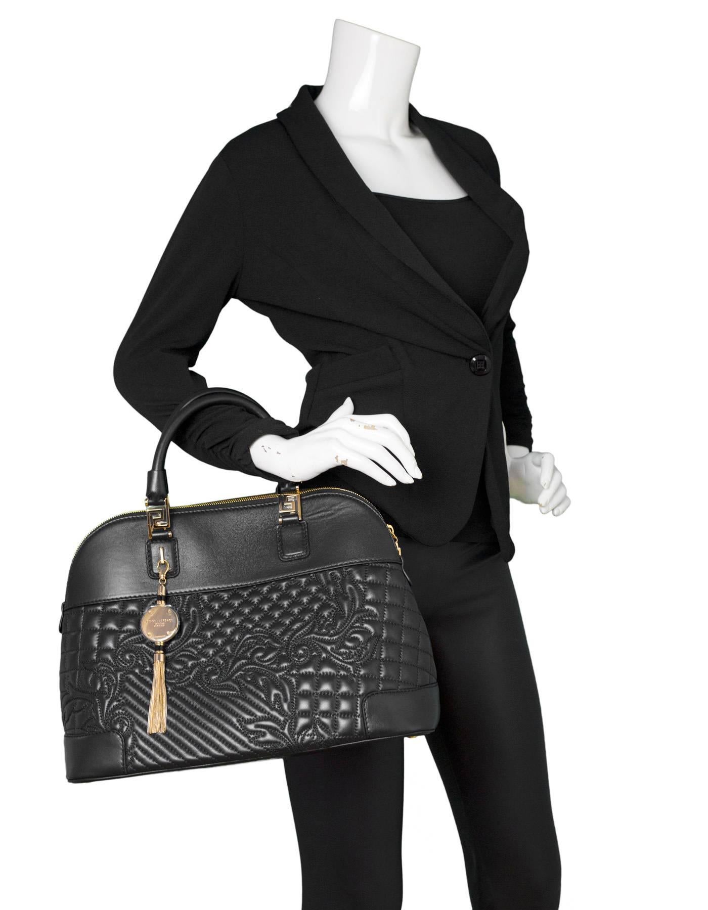 Versace Nappa Athena Barocco Quilted Vanitas Bag rt. $2, 675 2