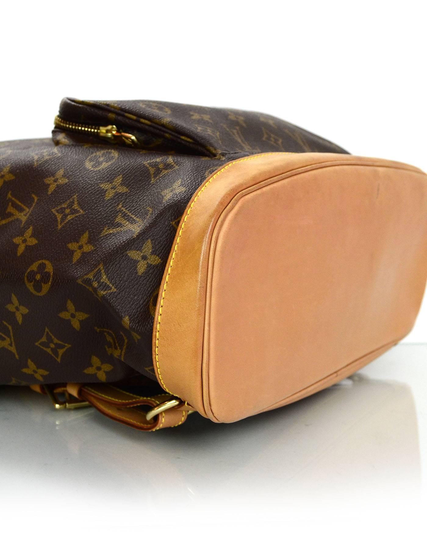 Louis Vuitton Monogram Montsouris GM Backpack Bag In Excellent Condition In New York, NY