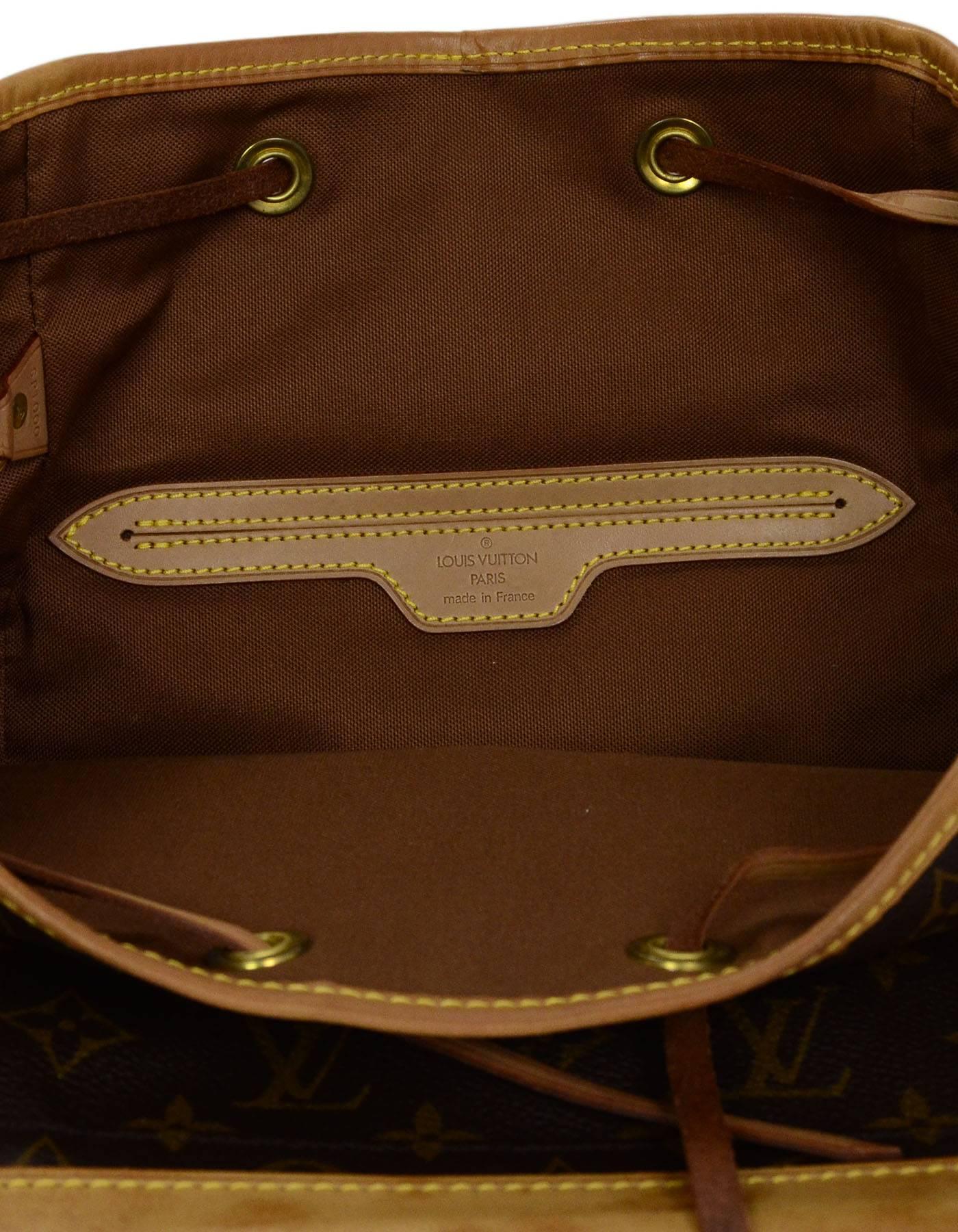 Louis Vuitton Monogram Montsouris GM Backpack Bag 2