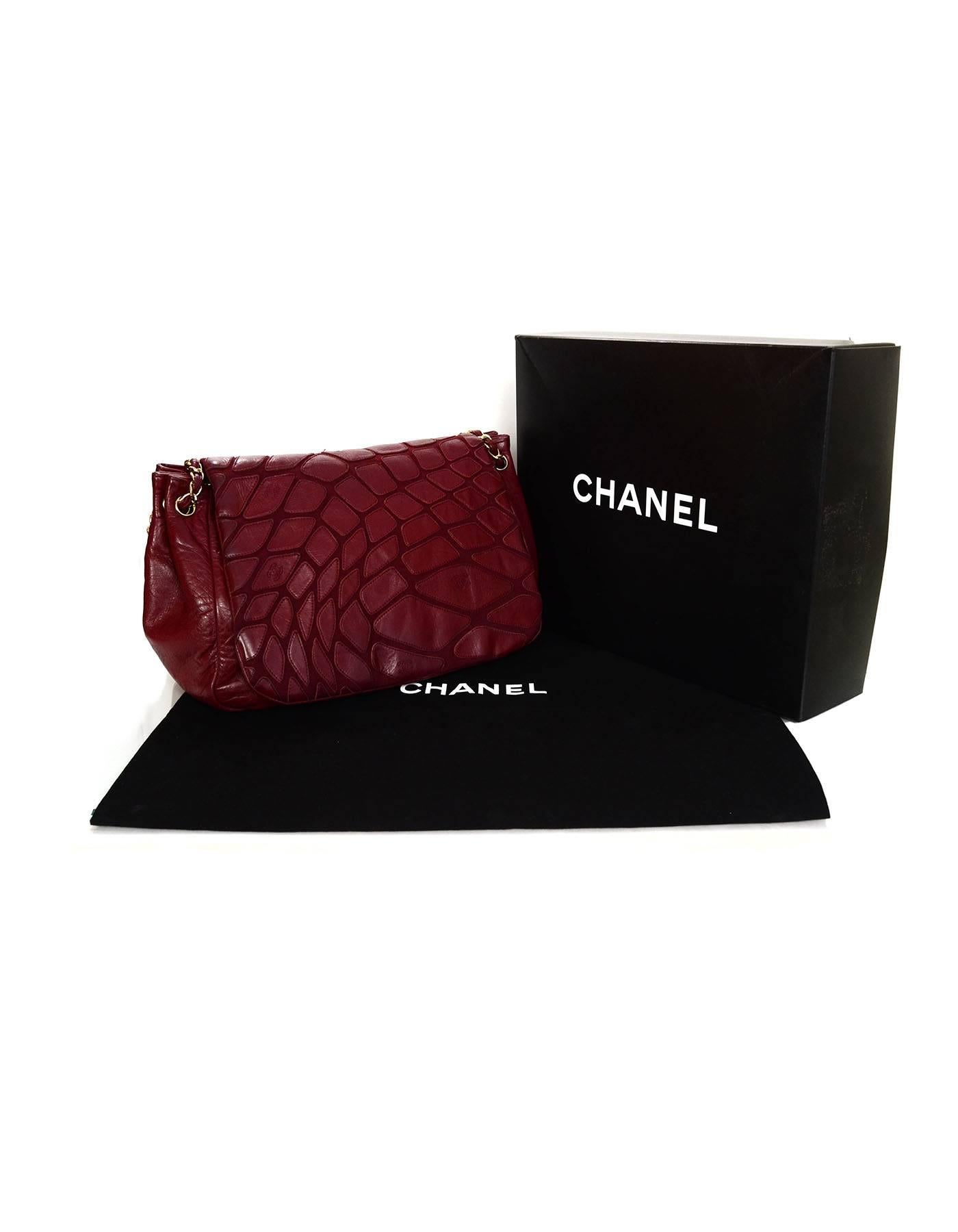 Chanel Red Leather Scales Accordion Flap Bag rt. $2, 800 4