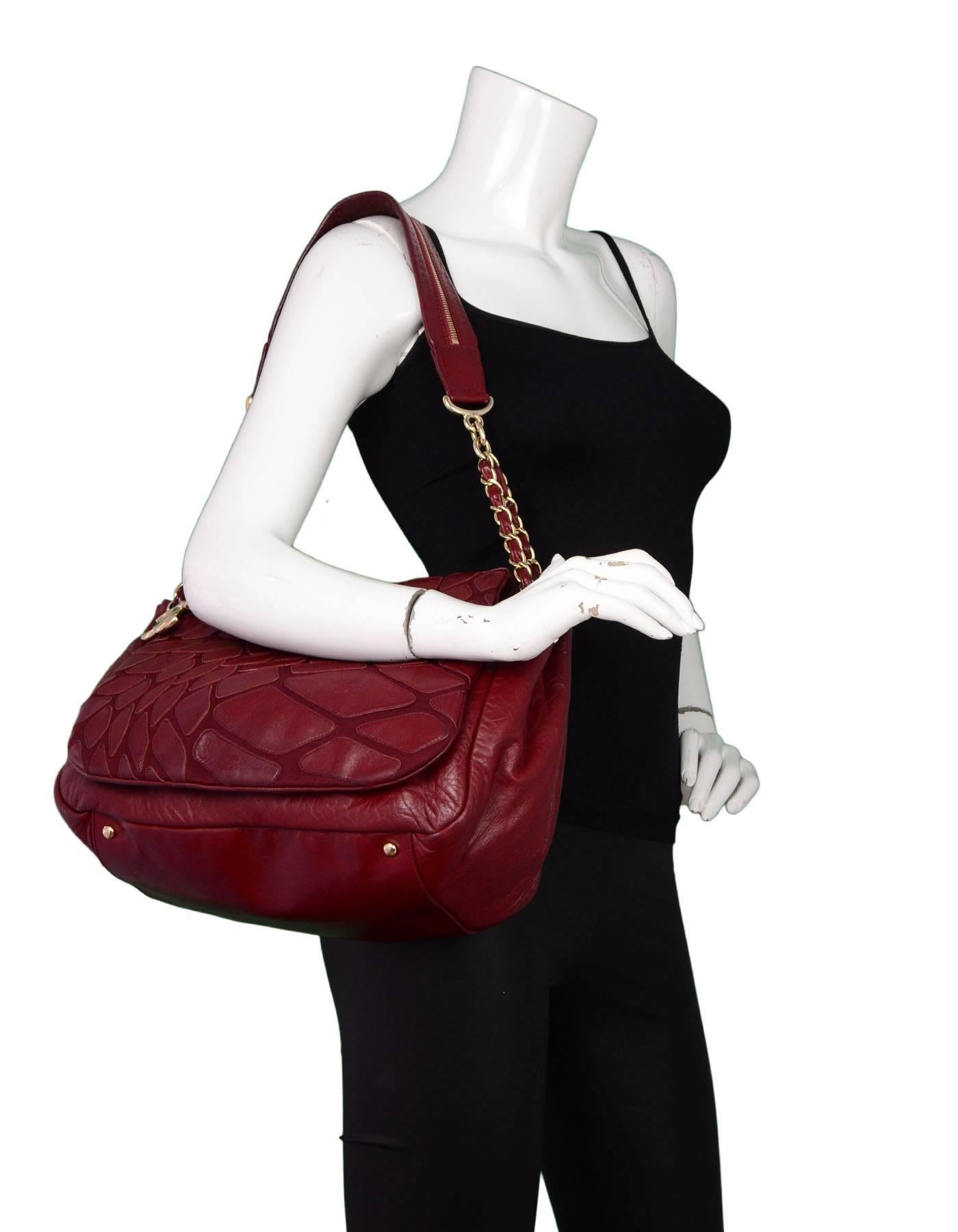 Chanel Red Leather Scales Accordion Flap Bag rt. $2, 800 5