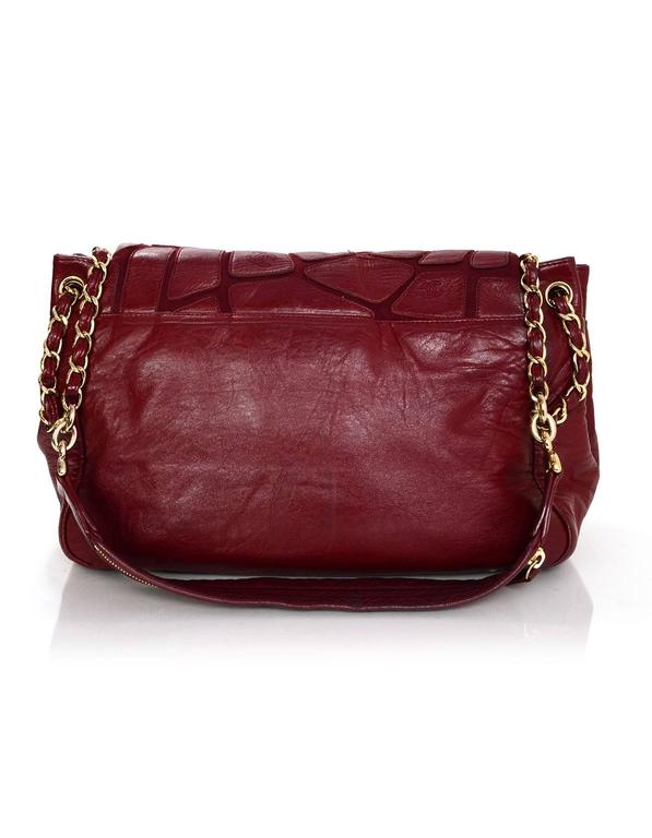 Chanel Red Leather Scales Accordion Flap Bag rt. $2,800 For Sale at 1stDibs