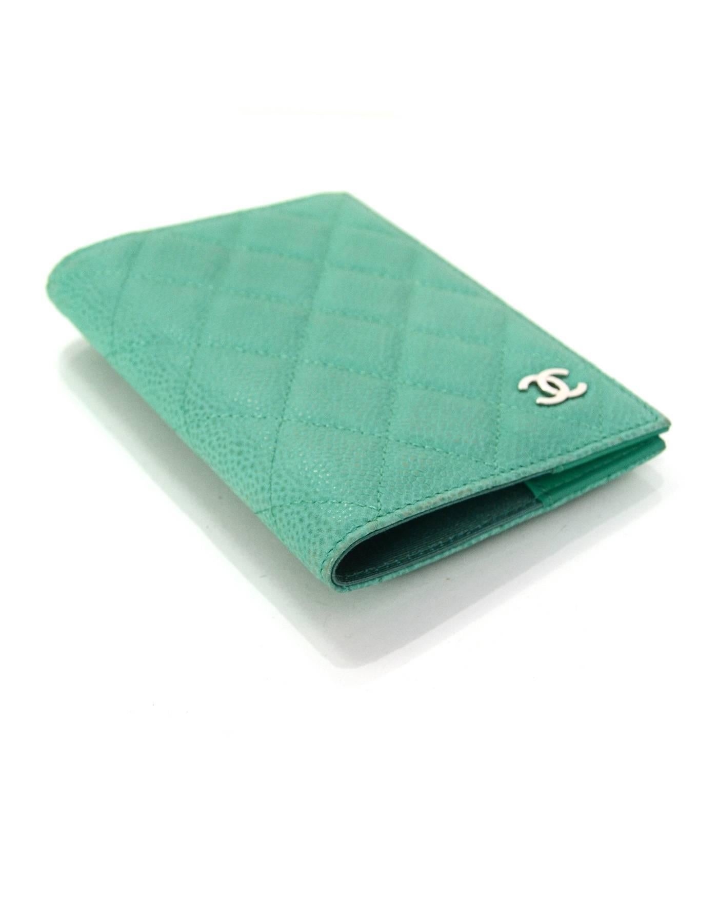 chanel passport holder