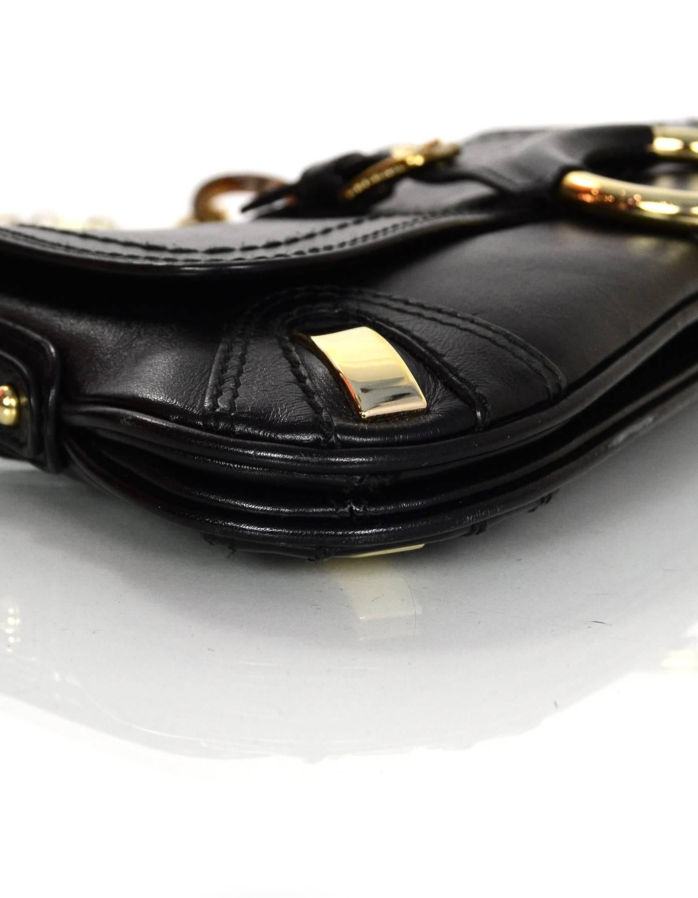Women's Dolce & Gabbana Black Leather Pochette Bag 