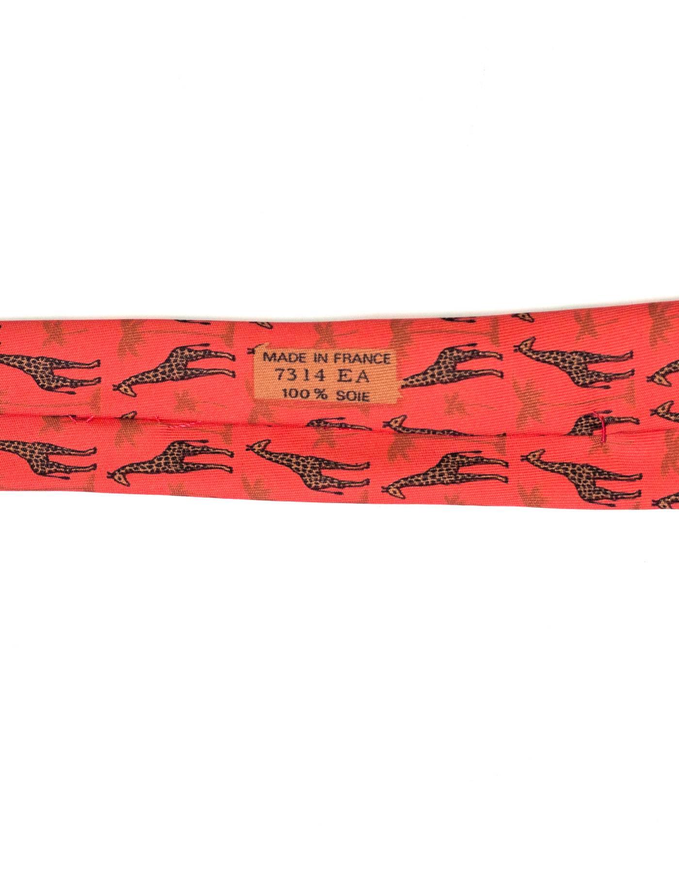 hermes giraffe tie