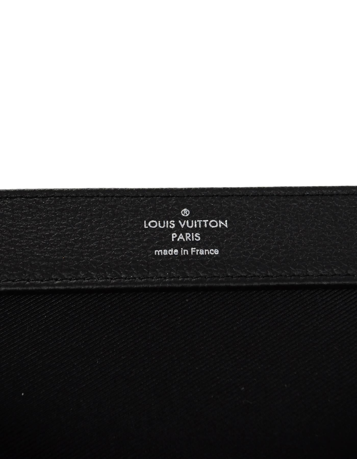 Women's Louis Vuitton 2016 Black Leather Lockme II BB Crossbody Bag