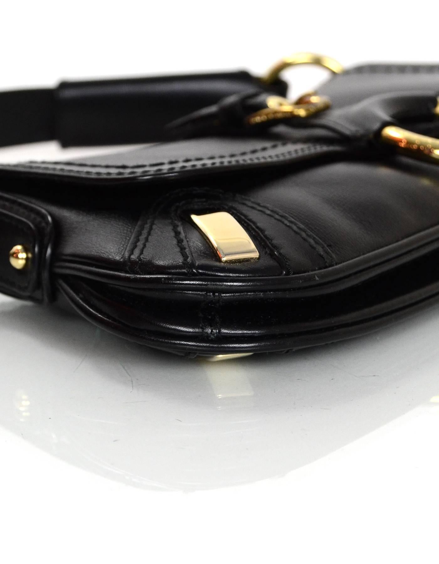 Women's Dolce & Gabbana Black Leather Pochette Bag